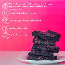 Load image into Gallery viewer, Bake Me Healthy Dark Chocolate Fudgy Brownie Plant-Based Baking Mix
