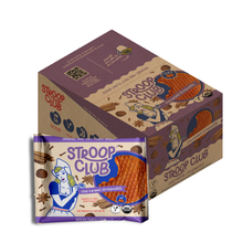 Load image into Gallery viewer, Image of box of 12-count Chai Caramel Plant Based and Organic Stroopwafels and a 2-pack
