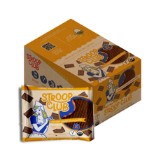 Load image into Gallery viewer, Image of 2-pack and 12-count box of Chocolate Caramel Plant Based and Organic Stroopwafels
