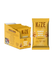 Load image into Gallery viewer, Kize Crunchy Peanut Butter Bar - 10 Bars x 1.5 oz case
