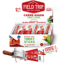 Load image into Gallery viewer, Field Trip Carne Asada Turkey Stick 0.5oz box - 9 boxes x 24 sticks case
