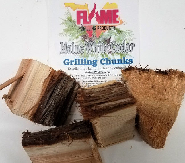 Flame Grilling Products Inc Bulk Maine White Cedar Grilling Chunks