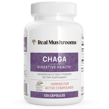 Load image into Gallery viewer, Organic Chaga Extract Capsules by Real Mushrooms
