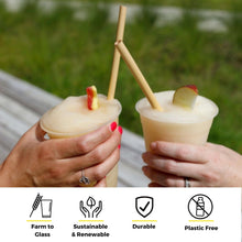 Load image into Gallery viewer, Holy City Straw Cocktail Reusable Reed Straws | 10ct.
