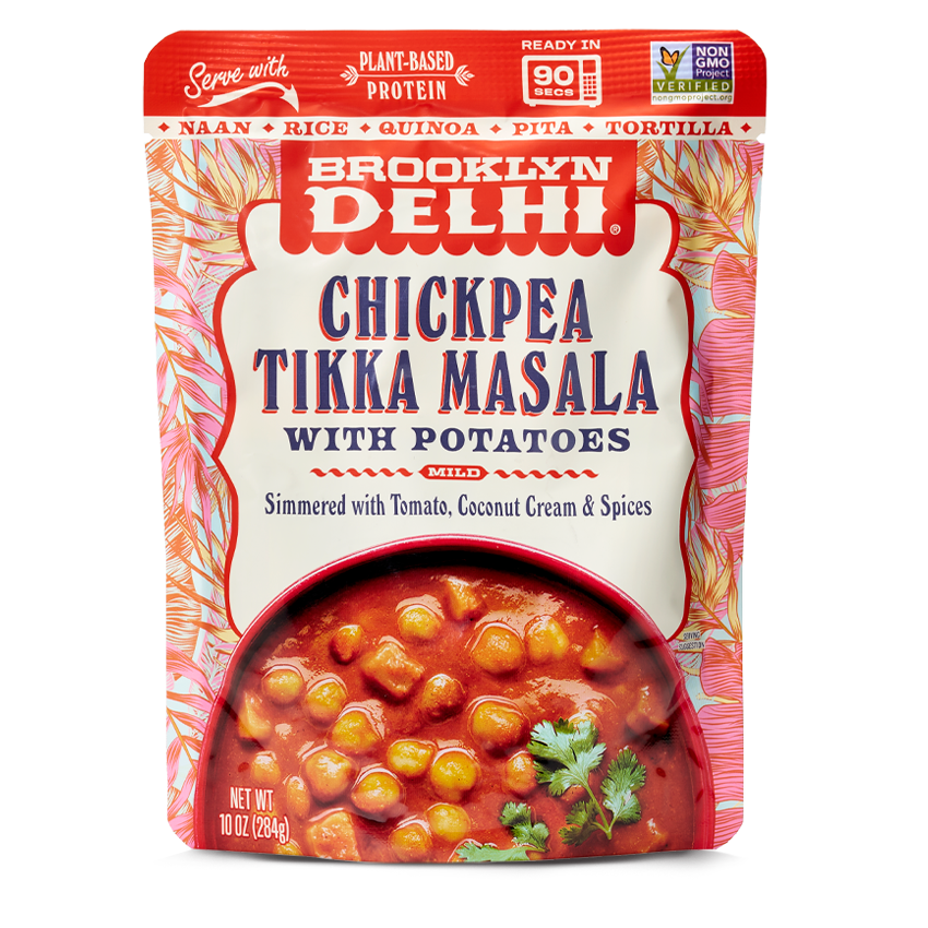 Brooklyn Delhi Chickpea Tikka Masala Pouch - 6 pouches case