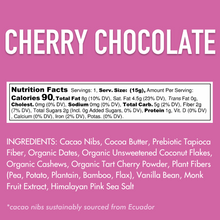 Load image into Gallery viewer, Dark Chocolate Superfood Truffle Cups: Cherry (12 cups) by B.T.R. Bar
