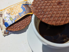 Load image into Gallery viewer, Stroop Club Chocolate Caramel Plant Based and Organic Stroopwafels Box - 12 packs x 2-pack case

