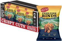 Load image into Gallery viewer, Field Trip Crispy Cuts, Cinnamon Churro Pork Rind 1.0 oz bag - 12 bags x 1.0oz case
