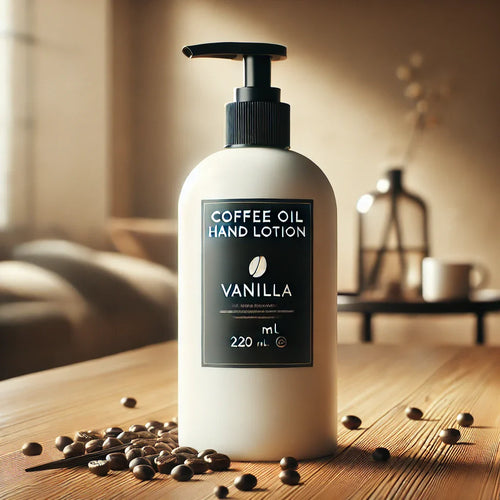 Coffee Vanilla Hand Lotion designed for intensive moisturization of all skin types