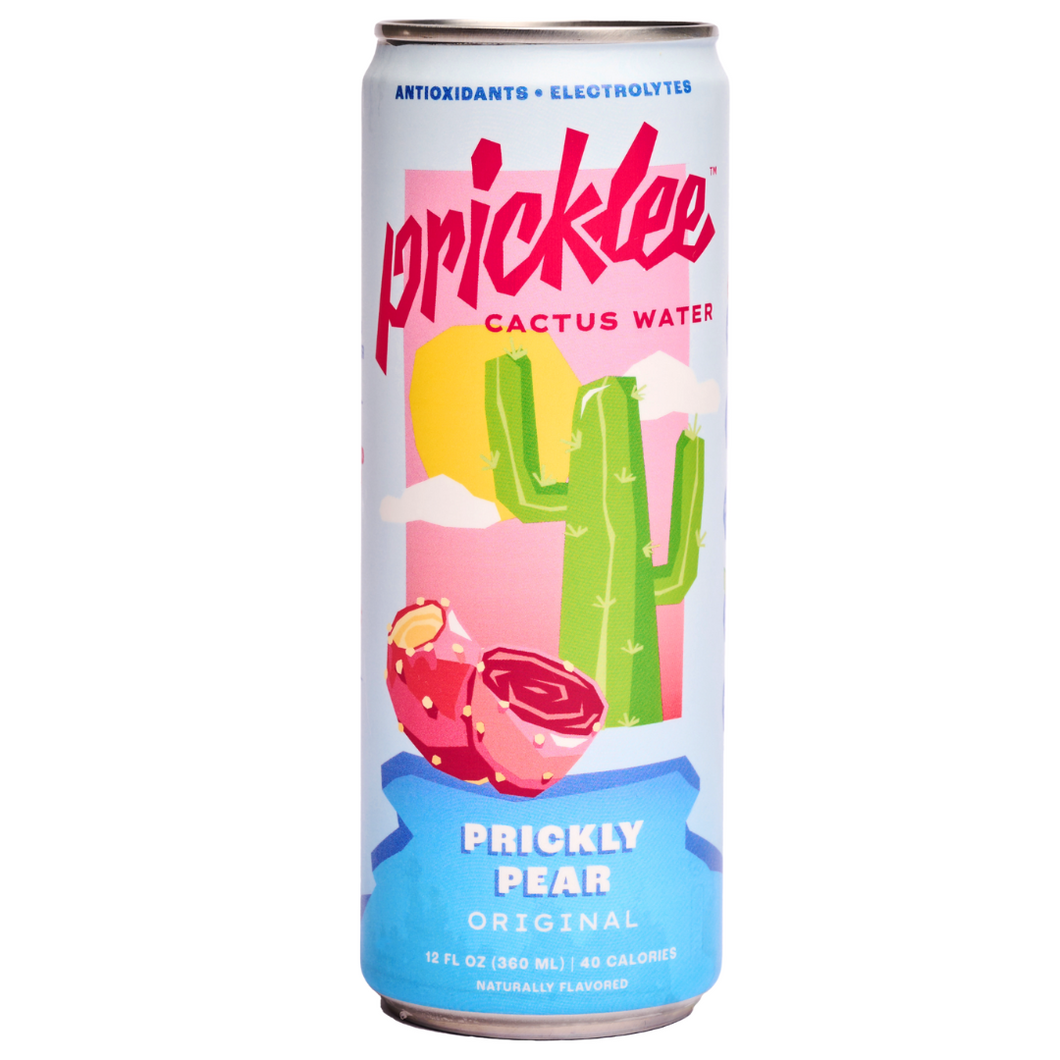 Pricklee Prickly Pear Cactus Water Can - 12 Cans x 12 oz case