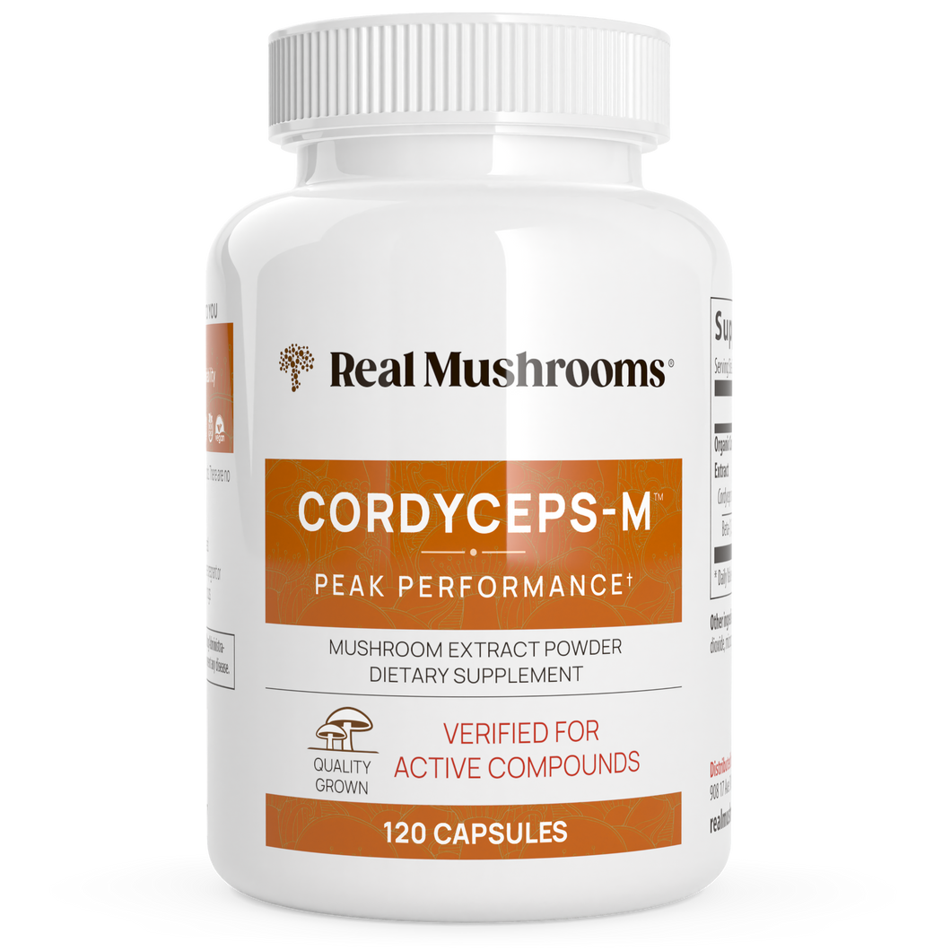 Organic Cordyceps Extract Capsules by Real Mushrooms