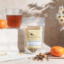 Load image into Gallery viewer, Plum Deluxe Tea Cozy Tranquil Dream Herbal Tea (Rosehip - Spearmint)
