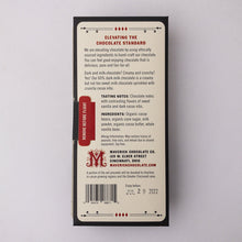 Load image into Gallery viewer, 60% Dark Milk Chocolate with Cocoa Nibs
