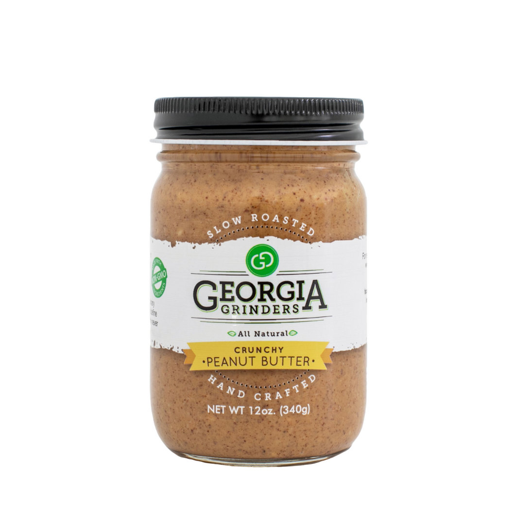 Georgia Grinders Crunchy Peanut Butter Jar - 12 oz