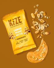 Load image into Gallery viewer, Kize Crunchy Peanut Butter Bar - 10 Bars x 1.5 oz case
