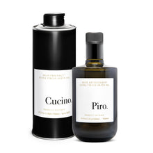 Load image into Gallery viewer, Piro Organic Heat Friendly Extra Virgin Olive Oil Cucino bottle - 750 mL
