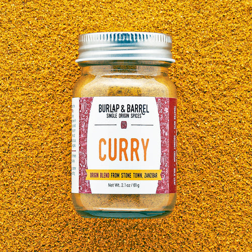 2.1 oz jar of Curry Powder from Burlap & Barrel