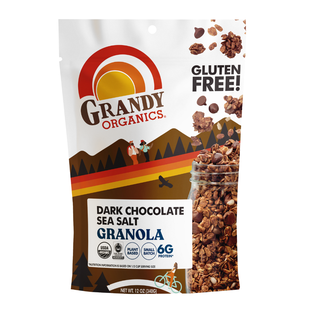 Grandy Organics Dark Chocolate Sea Salt Granola