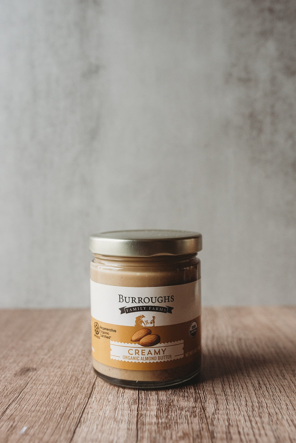 Burroughs Family Farms Regenerative Organic Creamy Almond Butter