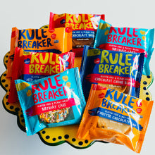 Load image into Gallery viewer, Rule Breakers Singles Flavor Sampler by Rule Breaker Snacks - 4 Packs
