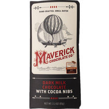 Load image into Gallery viewer, 60% Dark Milk Chocolate with Cocoa Nibs
