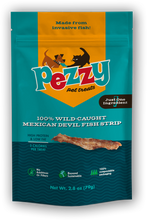Load image into Gallery viewer, Pezzy Pets Devil Fish Strips Treats Bag, Single Ingredient
