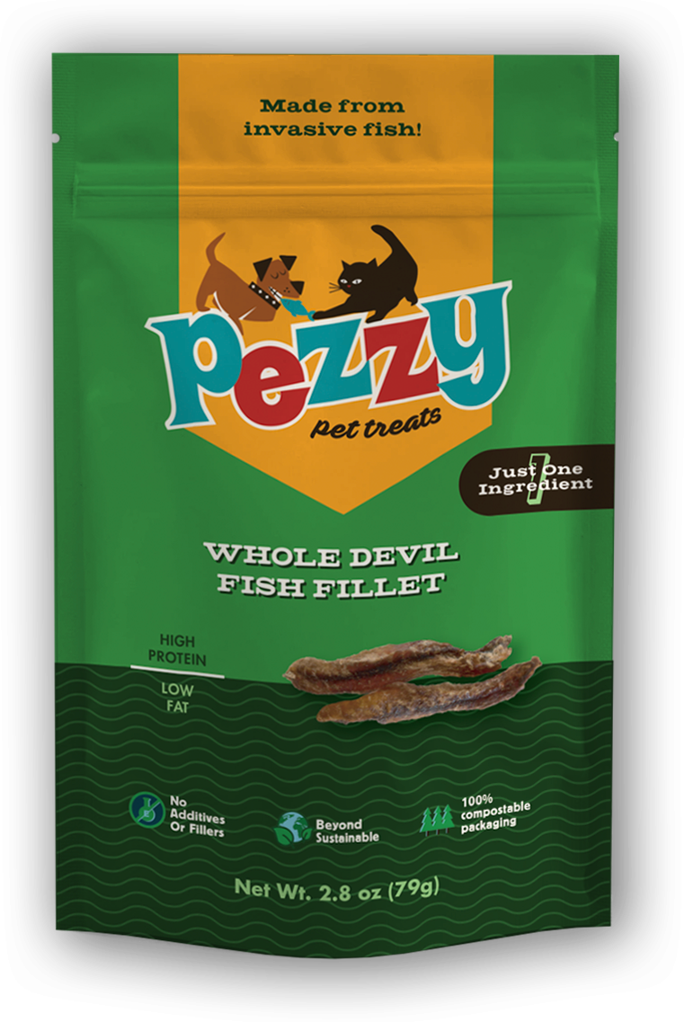 Pezzy Pets Slabs Whole Fish Fillet Bag