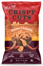 Load image into Gallery viewer, Field Trip Crispy Cuts, Sweet Chipotle Pork Rind 2.5oz bag - 10 bags x 2.5oz case
