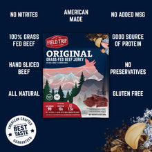 Load image into Gallery viewer, Field Trip Original Beef Jerky 2.2oz bag - 9 bags x 2.2oz case
