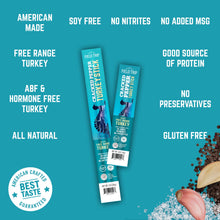 Load image into Gallery viewer, Field Trip Cracked Pepper Turkey Sticks .5oz (24 sticks) box - 9 boxes x 24 sticks case
