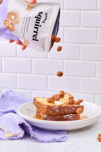 Load image into Gallery viewer, French Squirrel French Toast Bisous: Peanut Butter &amp; Vegan White Chocolate-Coated Gluten-Free Cereal Clusters Bag - 4 Bags case
