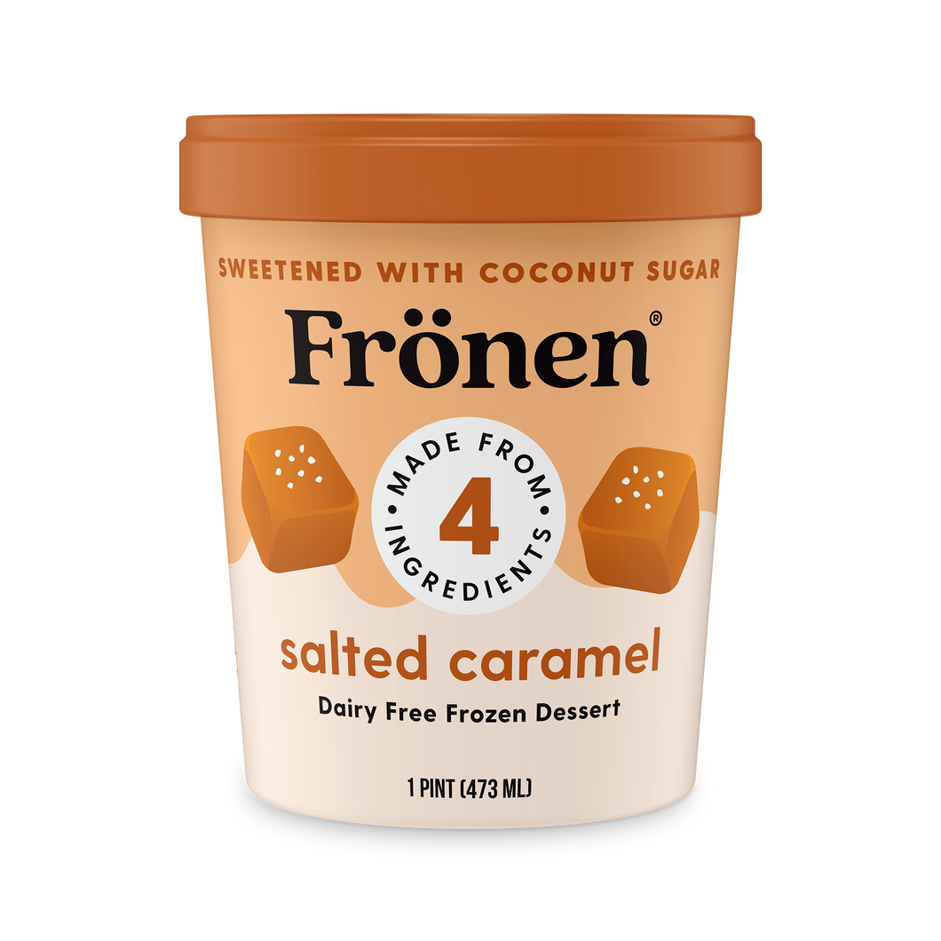 Fronen Salted Caramel Ice Cream, Vegan Pint