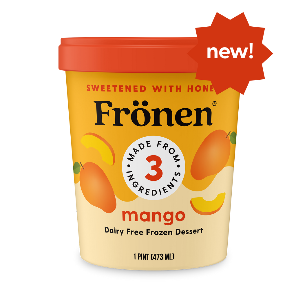 Fronen Mango Ice Cream, Vegan Pint