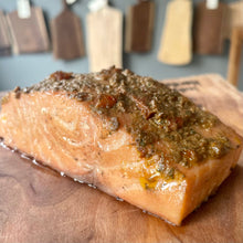 Load image into Gallery viewer, Smoked Salmon with Sundried Tomato Pesto
