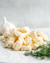 Load image into Gallery viewer, Cheese Curds - White Garlic &amp; Dill - 1/2 LB (8oz)
