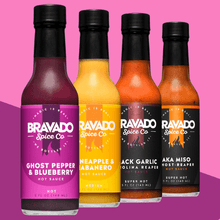 Load image into Gallery viewer, GHOST PEPPER &amp; BLUEBERRY HOT SAUCE
