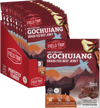 Load image into Gallery viewer, Field Trip Gochujang Korean Style BBQ Beef Jerky 2.2 oz bag - 9 bags x 2.2oz case
