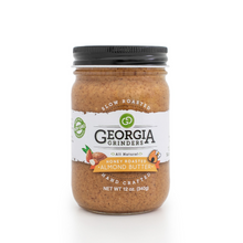 Load image into Gallery viewer, Georgia Grinders Honey Roasted Almond Butter Jar - 12 oz
