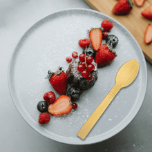 Load image into Gallery viewer, Bamboo Dessert Spoons | 5.5&quot;
