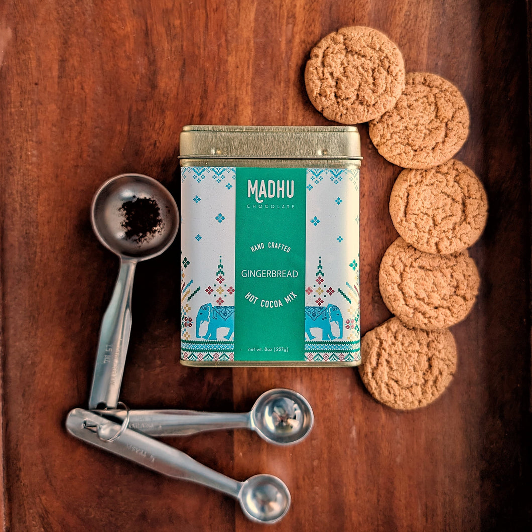 Madhu Chocolate Gingerbread Hot Cocoa Mix