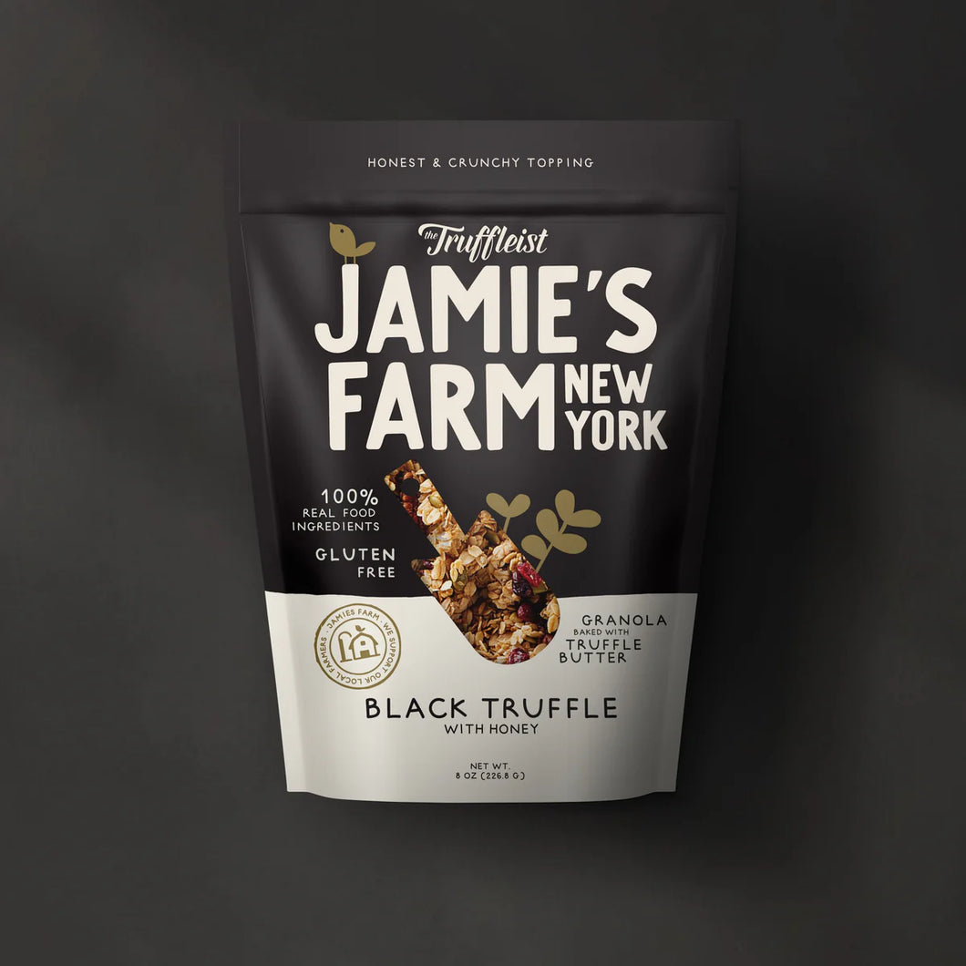 Jamie’s Farm Granola Black Truffle with Honey Bag - 6 bags x 8 oz case