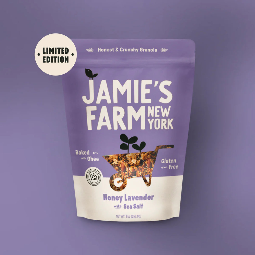 Jamie’s Farm Granola Honey Lavender with Sea Salt Bag - 6 bags x 8 oz case