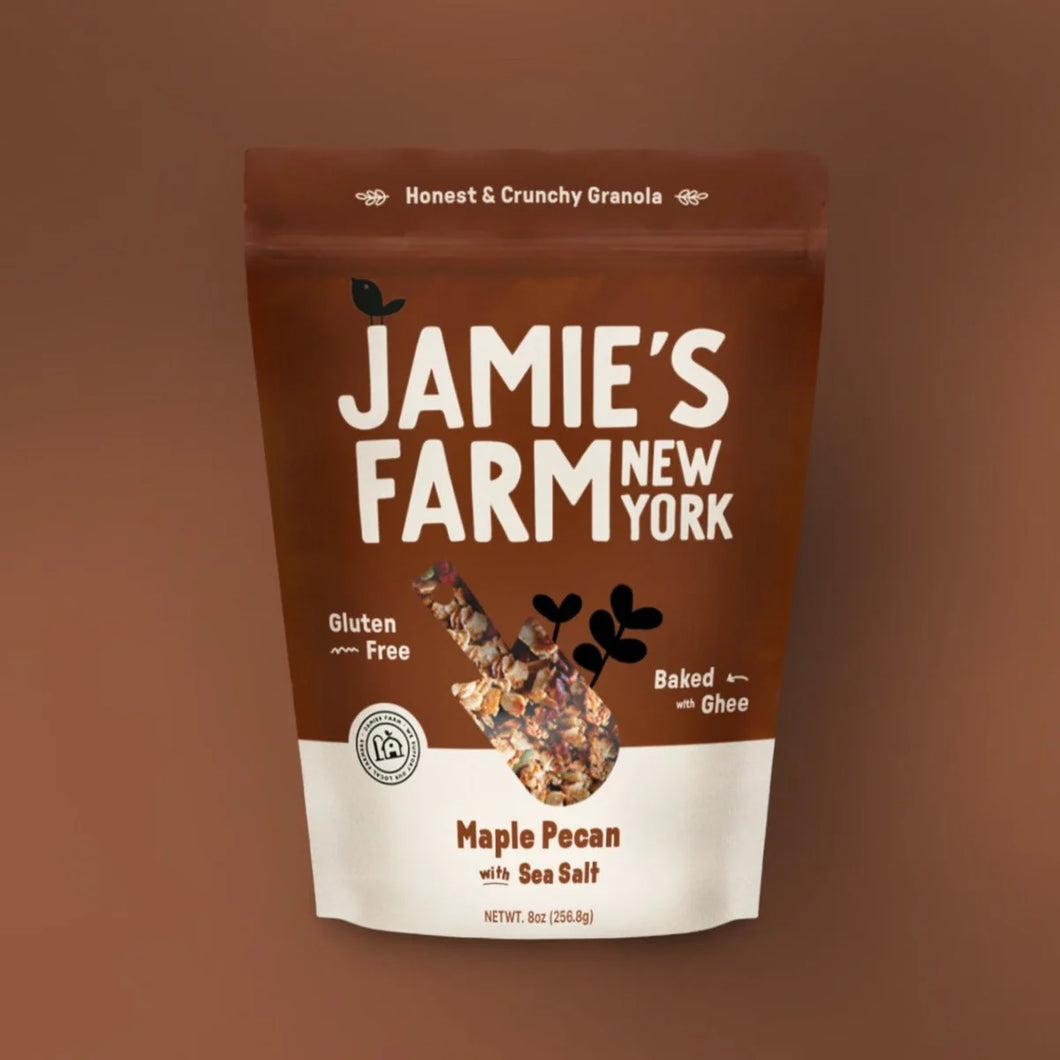 Jamie’s Farm Granola Maple Pecan with Sea Salt Bag - 6 bags x 8 oz case