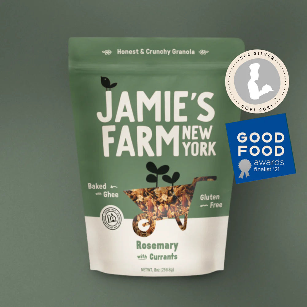 Jamie’s Farm Granola Rosemary with Currants Bag - 6 bags x 8 oz case