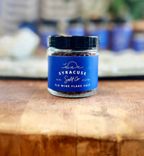 Load image into Gallery viewer, Syracuse Sea Salt Finger Lakes FLX Wine Flake Salt  Jar case
