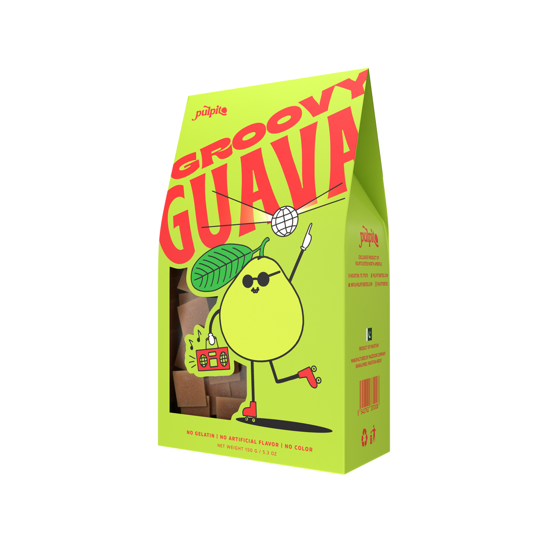 Pulpito Groovy Guava Fruit Bites Box - 24 Boxes x 150g case