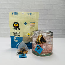 Load image into Gallery viewer, Gin &amp; Tonic Infusion Kit – Sugar Free Travel Cocktail Tea Bags

