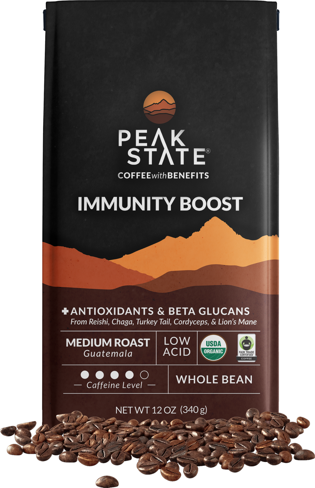 Peak State Coffee IMMUNITY BOOST Medium Roast