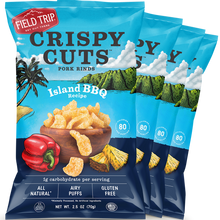 Load image into Gallery viewer, Field Trip Crispy Cuts Island BBQ 2.5oz bag - 10 bags x 2.5 oz case
