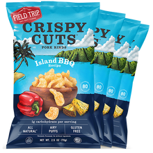 Load image into Gallery viewer, Field Trip Crispy Cuts Island BBQ 2.5oz bag - 10 bags x 2.5 oz case
